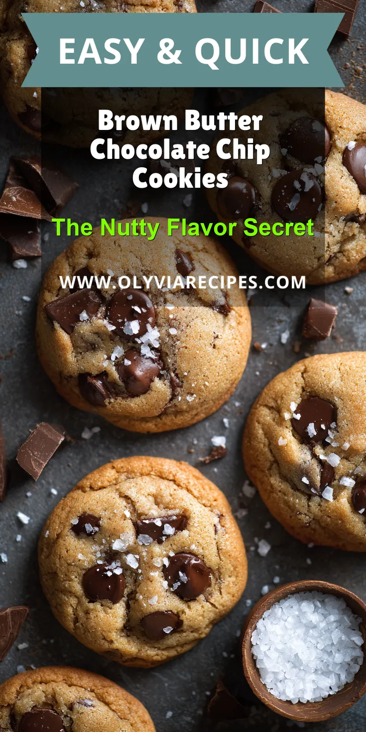 Brown Butter Chocolate Chip Cookies served warm with cozy spices