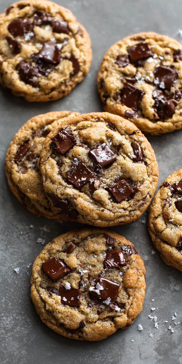 Chewy Gooey Chocolate Chip Cookies served warm with cozy spices
