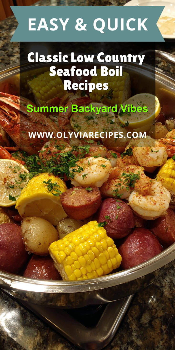 Classic Low Country Seafood Boil Recipes served warm with cozy spices