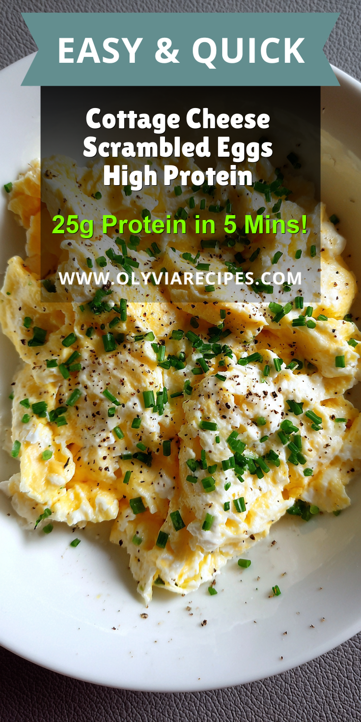 Cottage Cheese Scrambled Eggs High Protein served warm with cozy spices