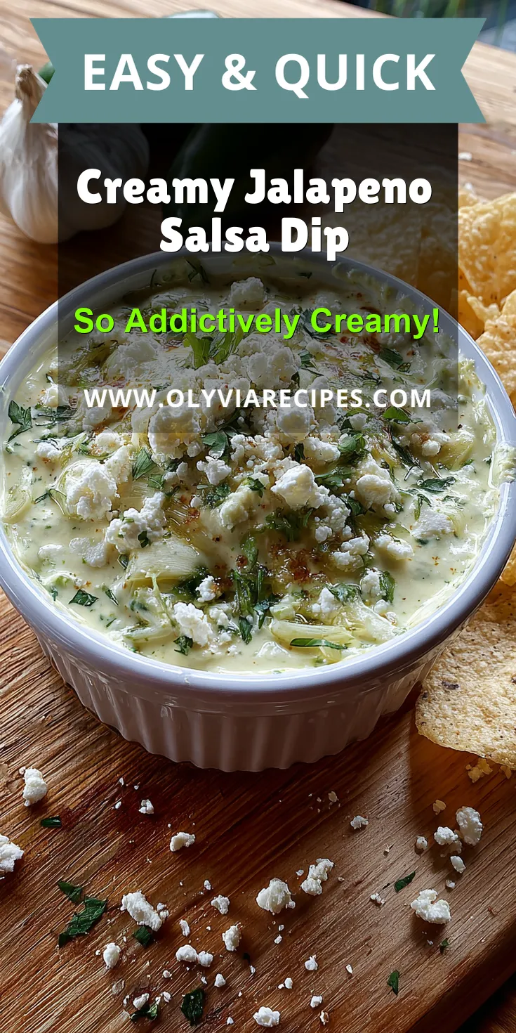 Creamy Jalapeno Salsa Dip served warm with cozy spices