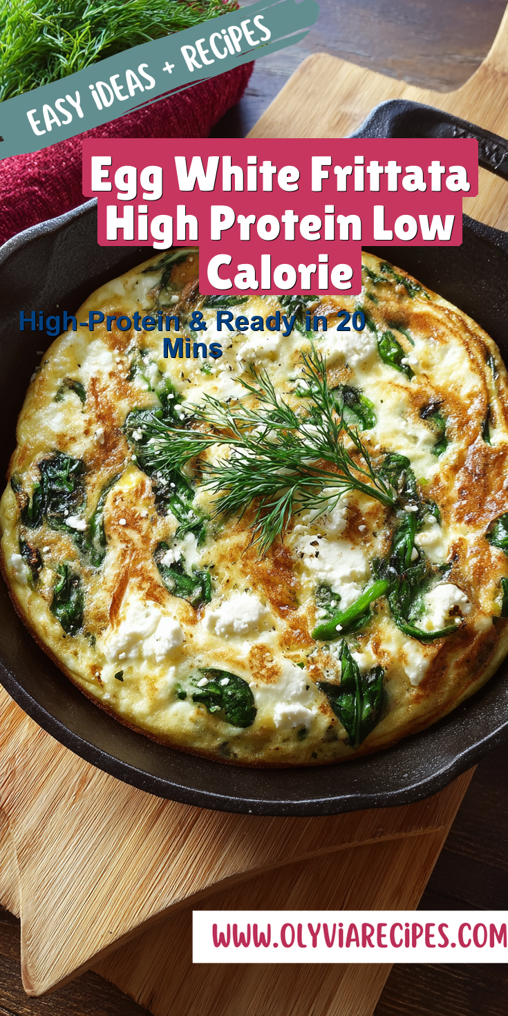 Egg White Frittata High Protein Low Calorie served warm with cozy spices