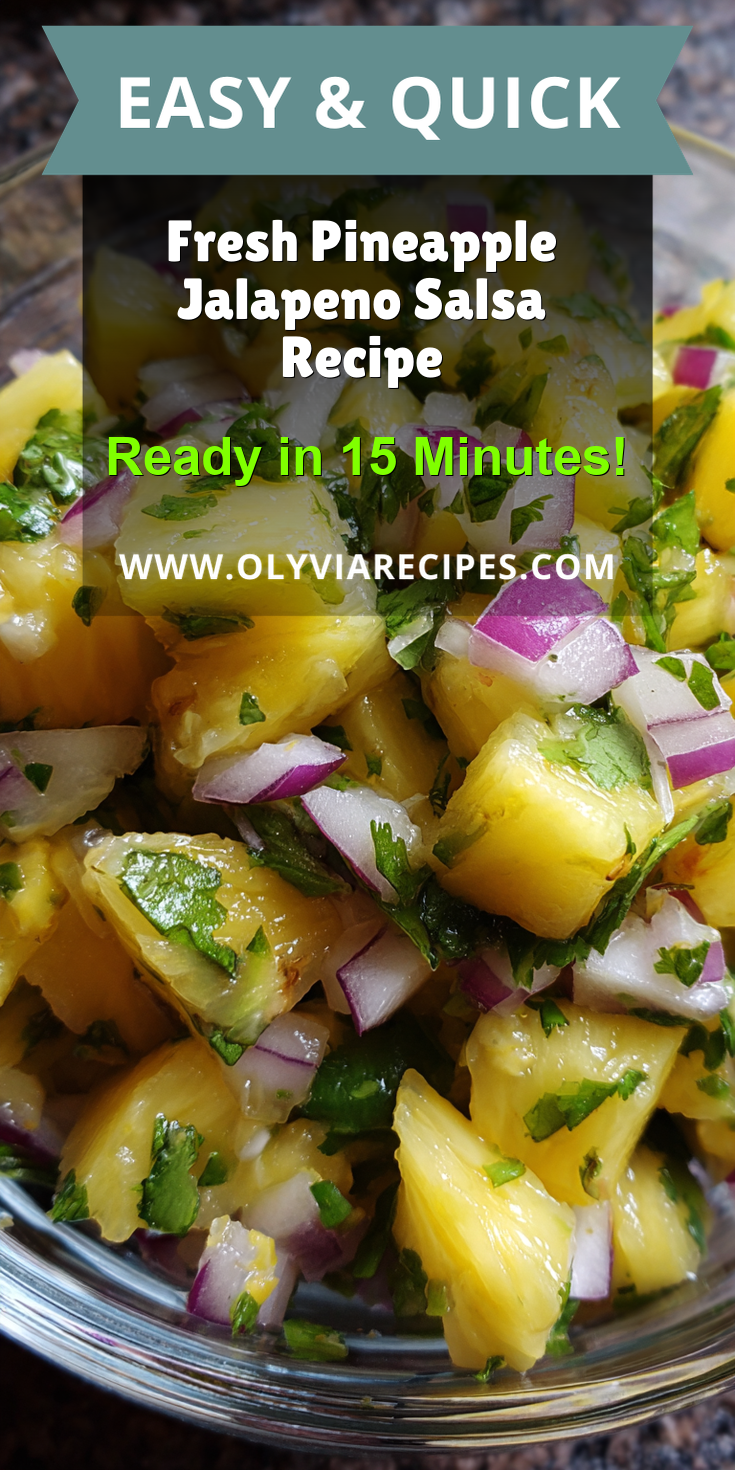 Fresh Pineapple Jalapeno Salsa Recipe served warm with cozy spices