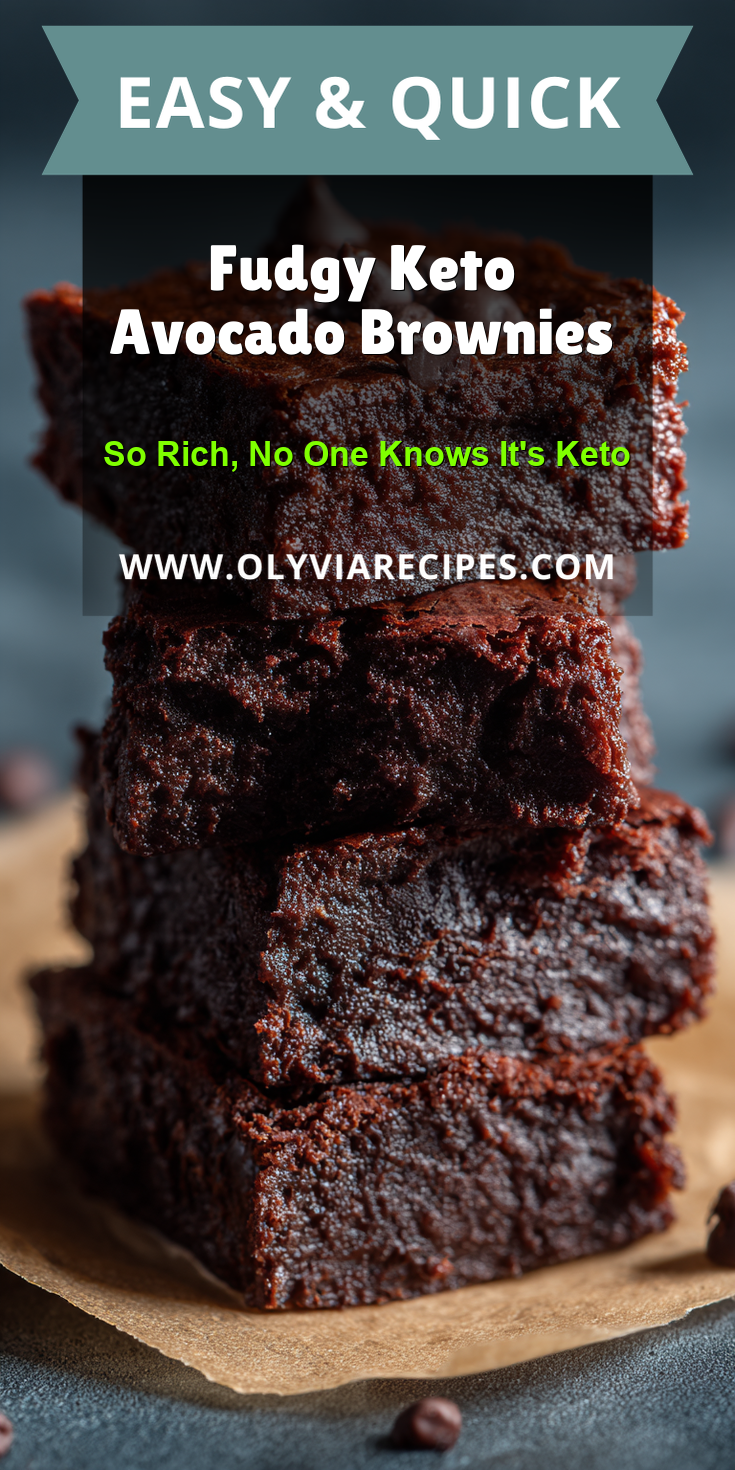 Fudgy Keto Avocado Brownies served warm with cozy spices