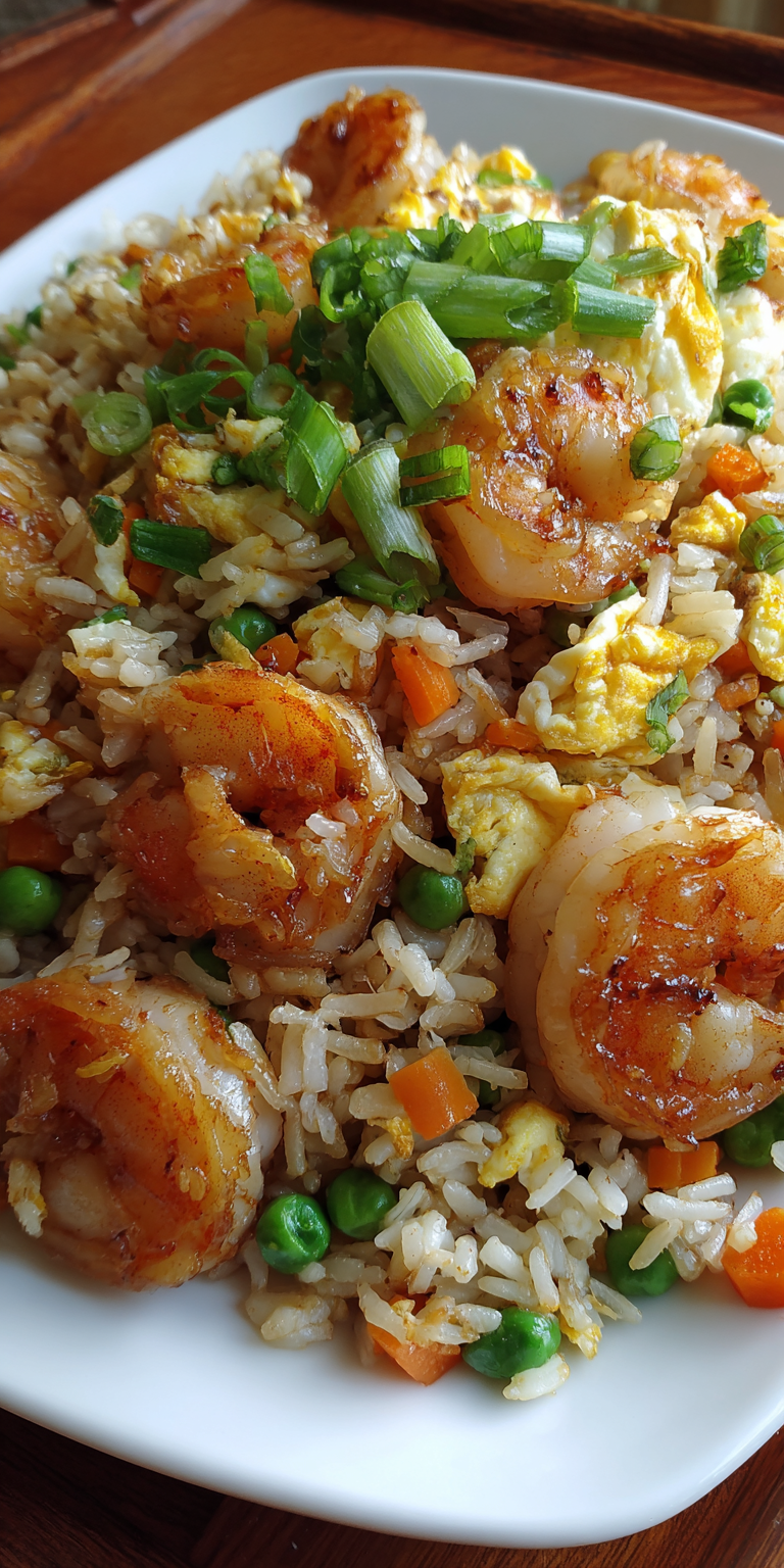Garlic Butter Shrimp and Asparagus Pasta served warm with cozy spices