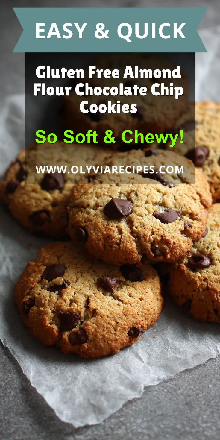 Gluten Free Almond Flour Chocolate Chip Cookies served warm with cozy spices