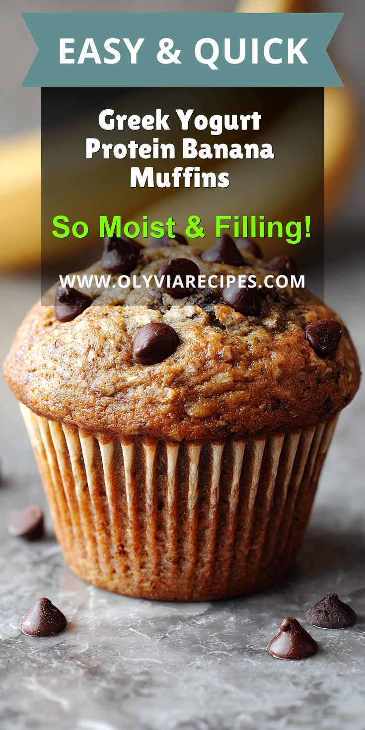 Greek Yogurt Protein Banana Muffins served warm with cozy spices
