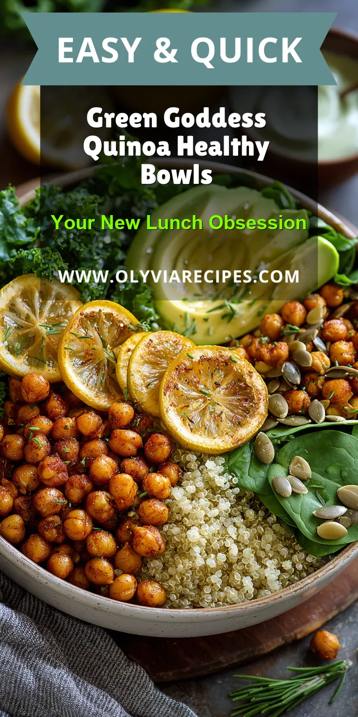 Green Goddess Quinoa Healthy Bowls served warm with cozy spices