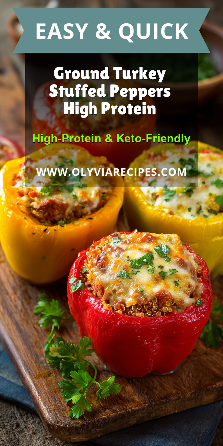 Ground Turkey Stuffed Peppers High Protein served warm with gentle spices and a cozy aroma