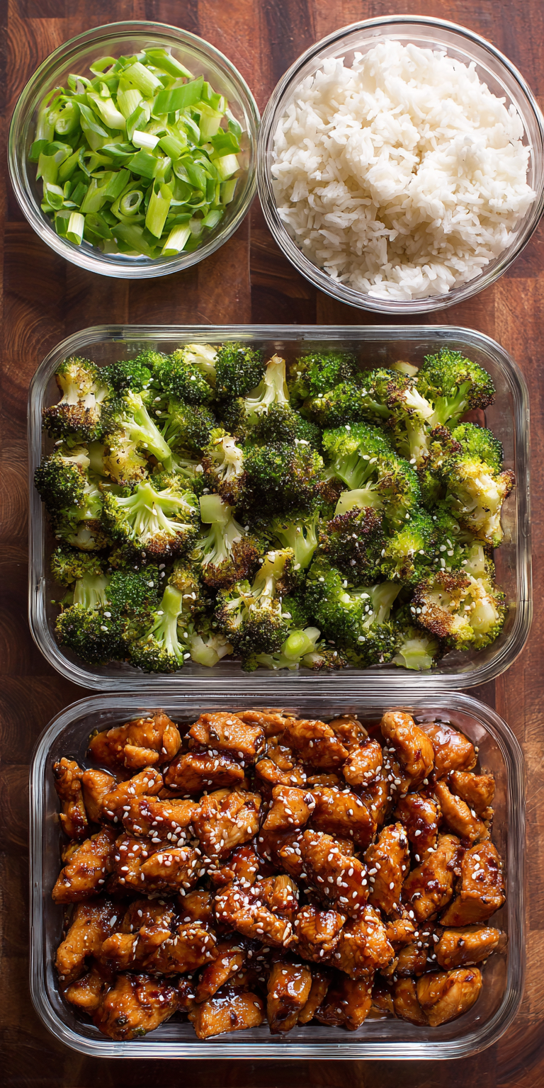 Honey Sesame Chicken Meal Prep served warm with cozy spices