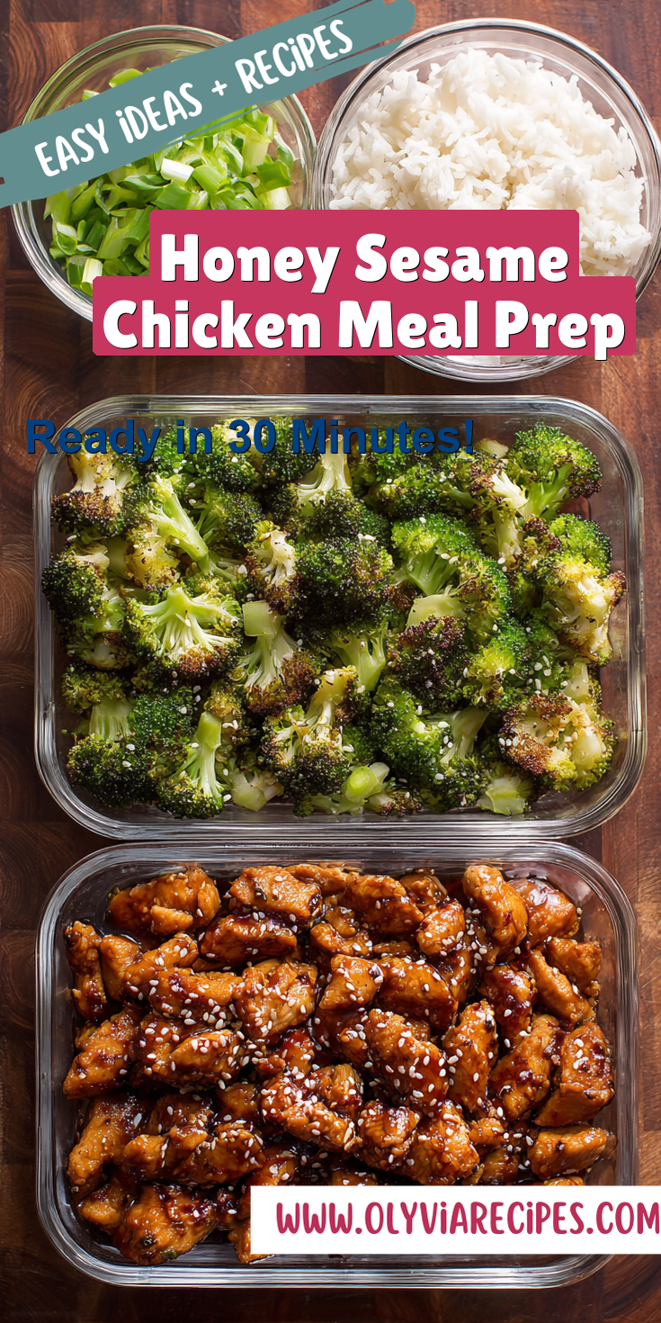 Honey Sesame Chicken Meal Prep served warm with cozy spices