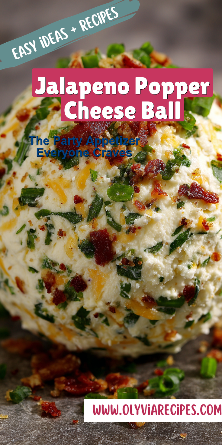 Jalapeno Popper Cheese Ball served warm with cozy spices