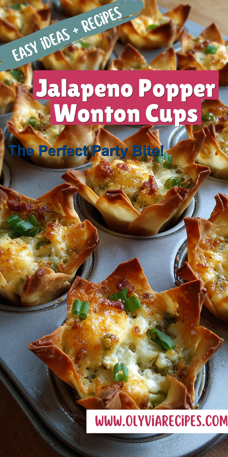 Jalapeno Popper Wonton Cups served warm with cozy spices