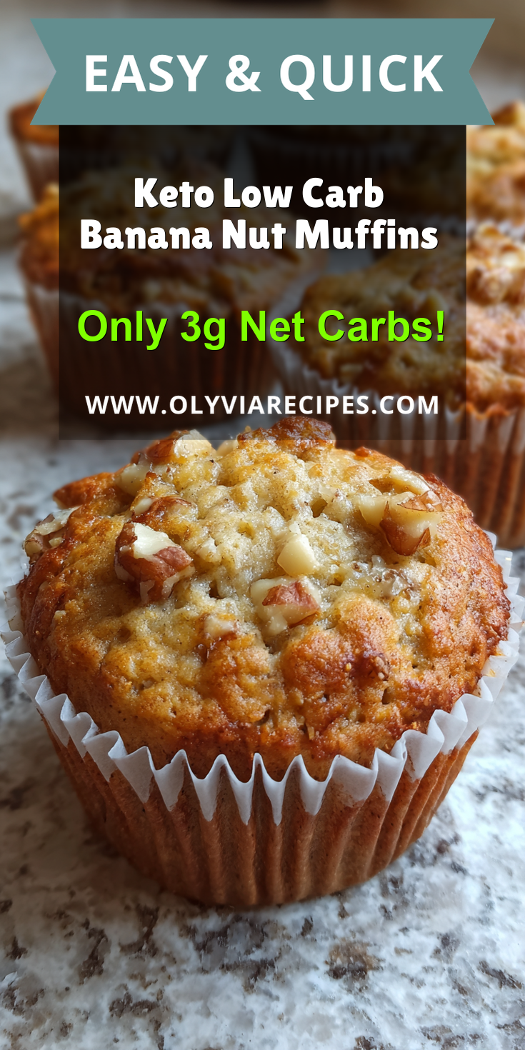 Keto Low Carb Banana Nut Muffins served warm with cozy spices