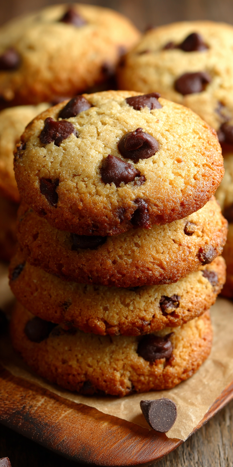 Keto Low Carb Chocolate Chip Cookies served warm with cozy spices
