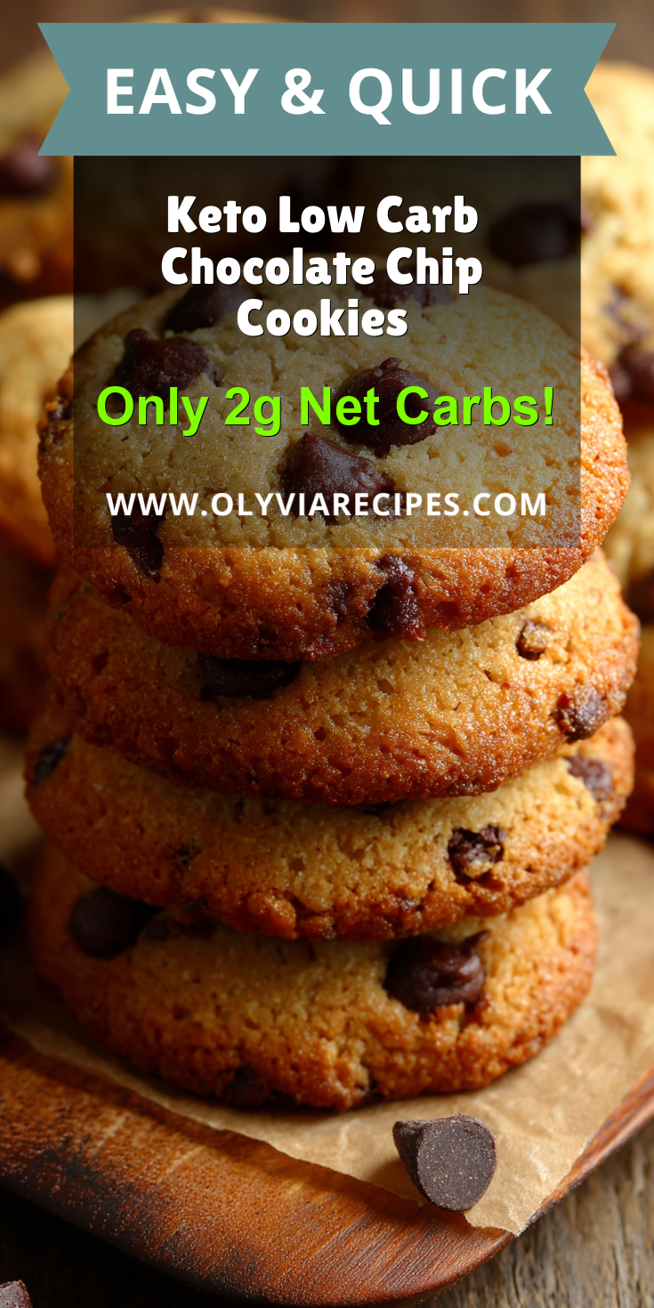 Keto Low Carb Chocolate Chip Cookies served warm with cozy spices