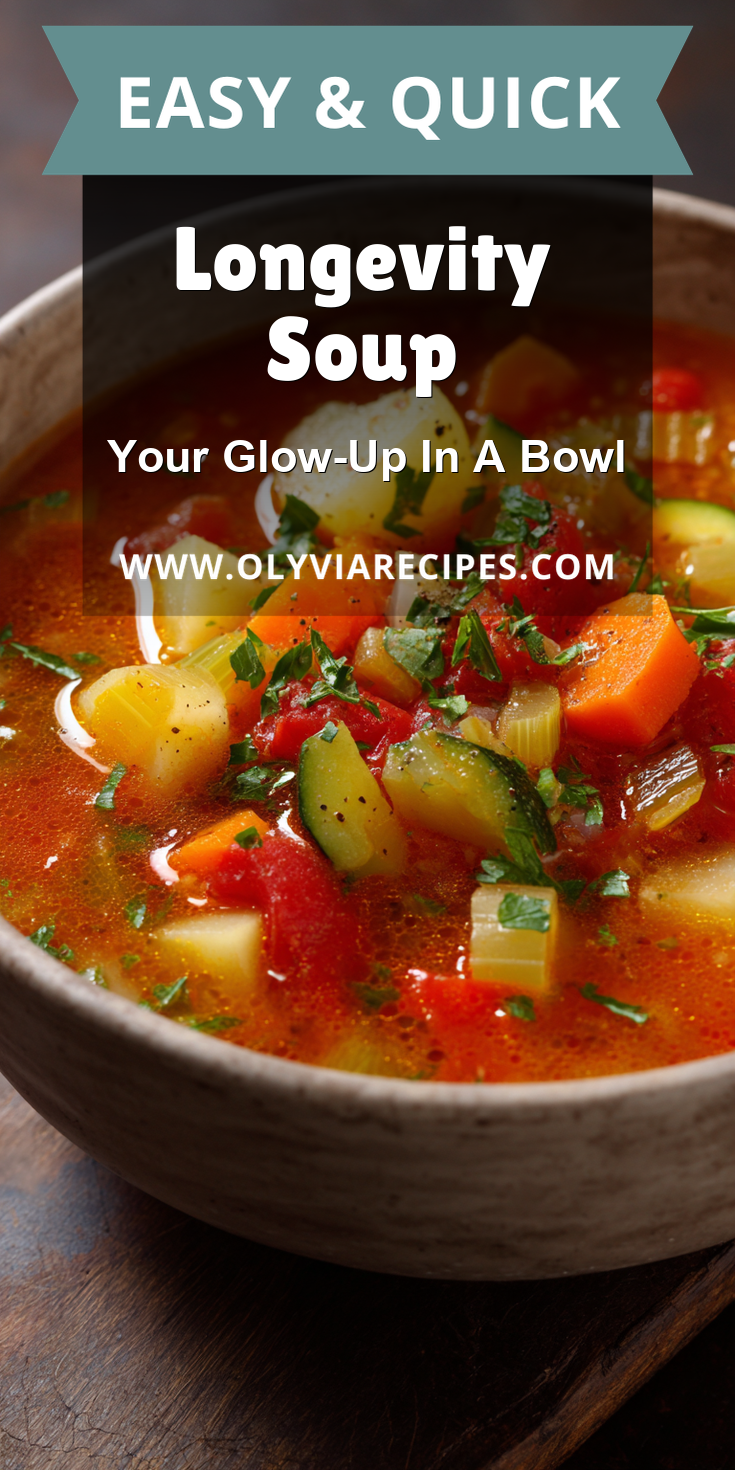 Longevity Soup served warm with cozy spices