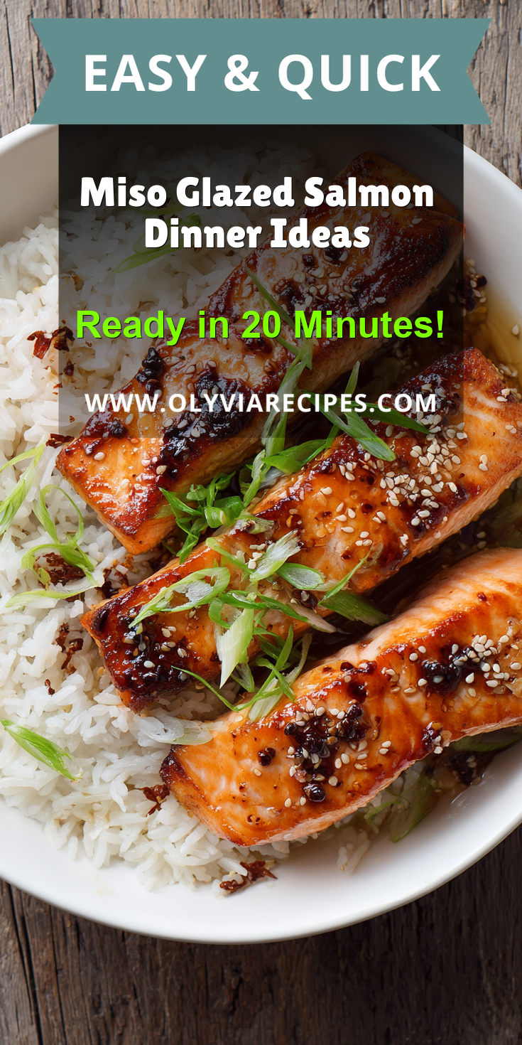 Miso Glazed Salmon Dinner Ideas served warm with cozy spices