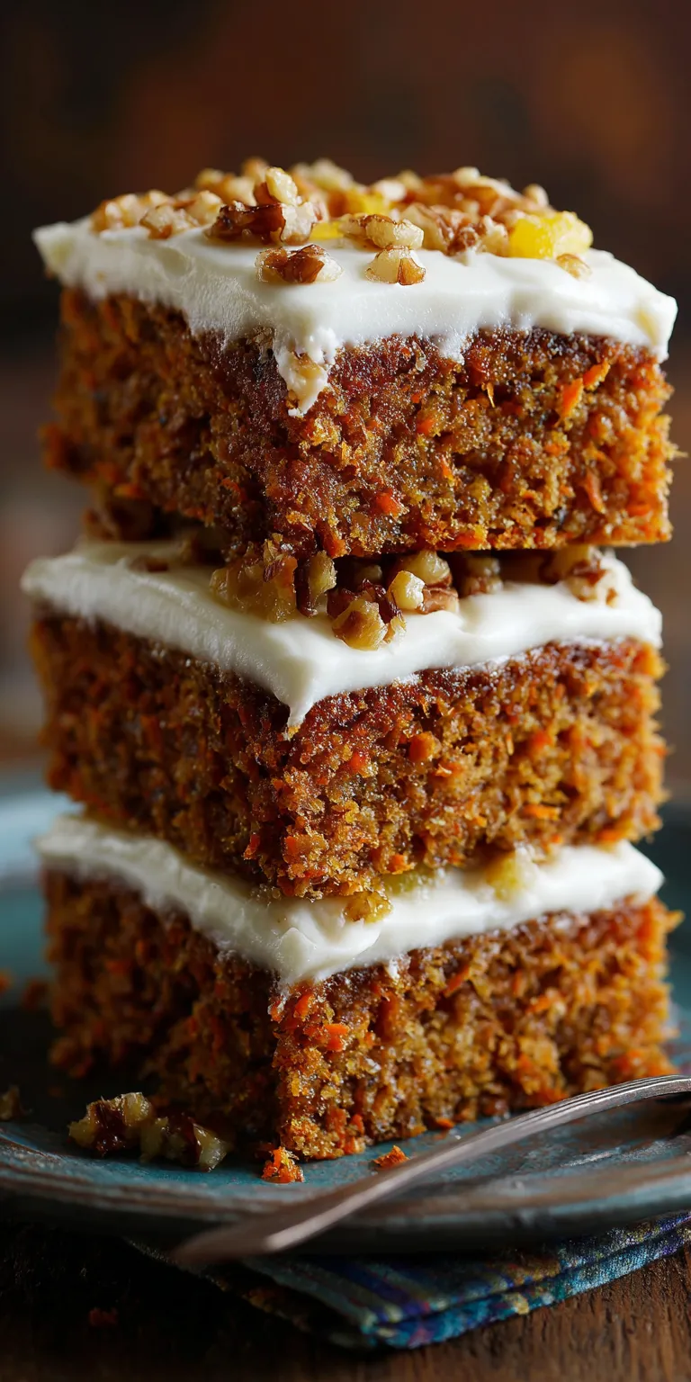 Sheet Pan Carrot Cake for Crowds served warm with cozy spices