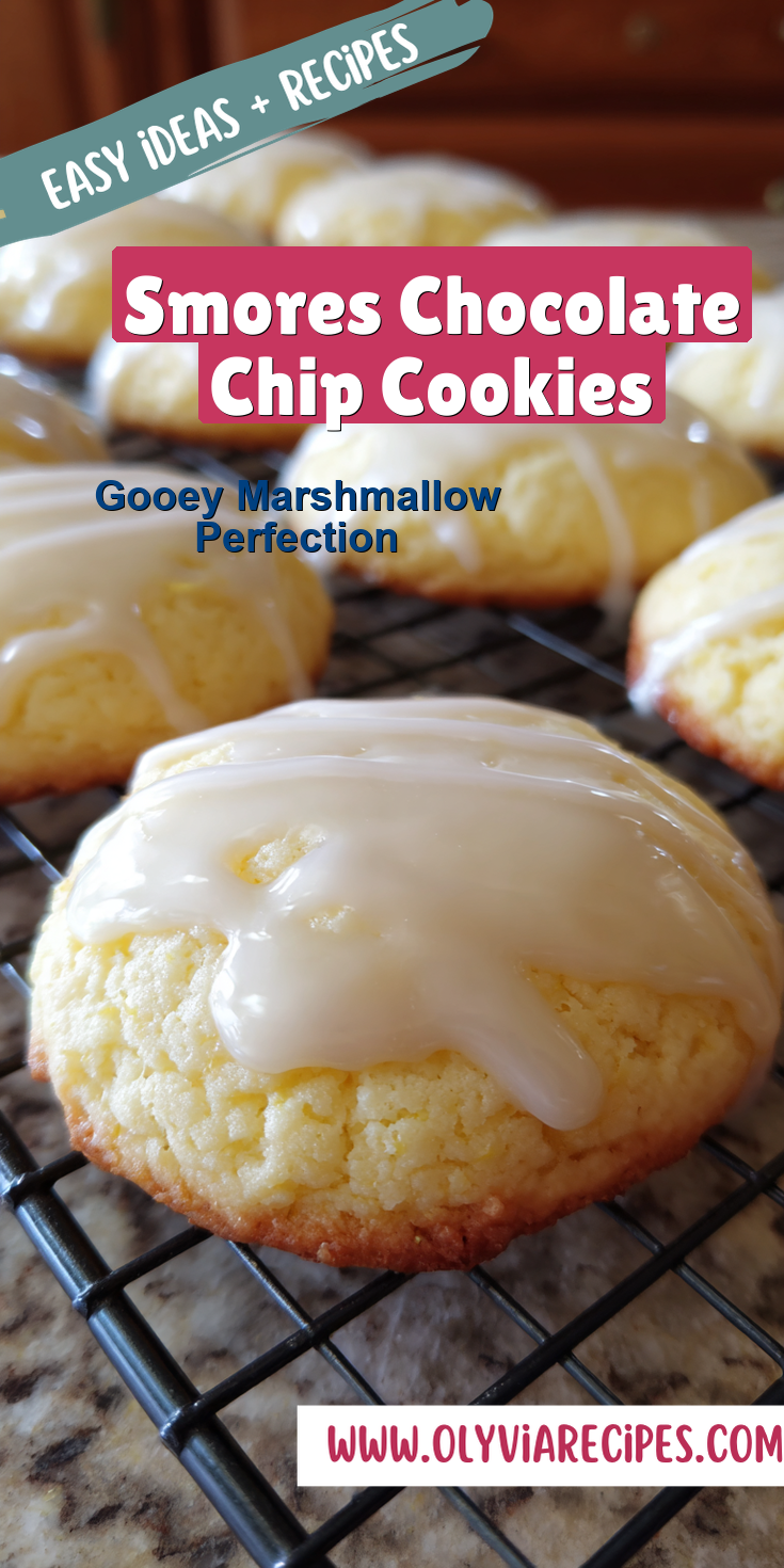 Smores Chocolate Chip Cookies served warm with cozy spices