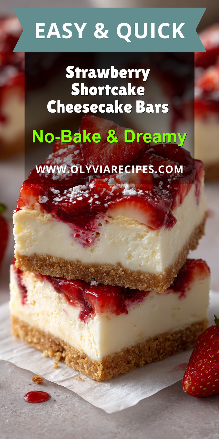 Strawberry Shortcake Cheesecake Bars served warm with cozy spices