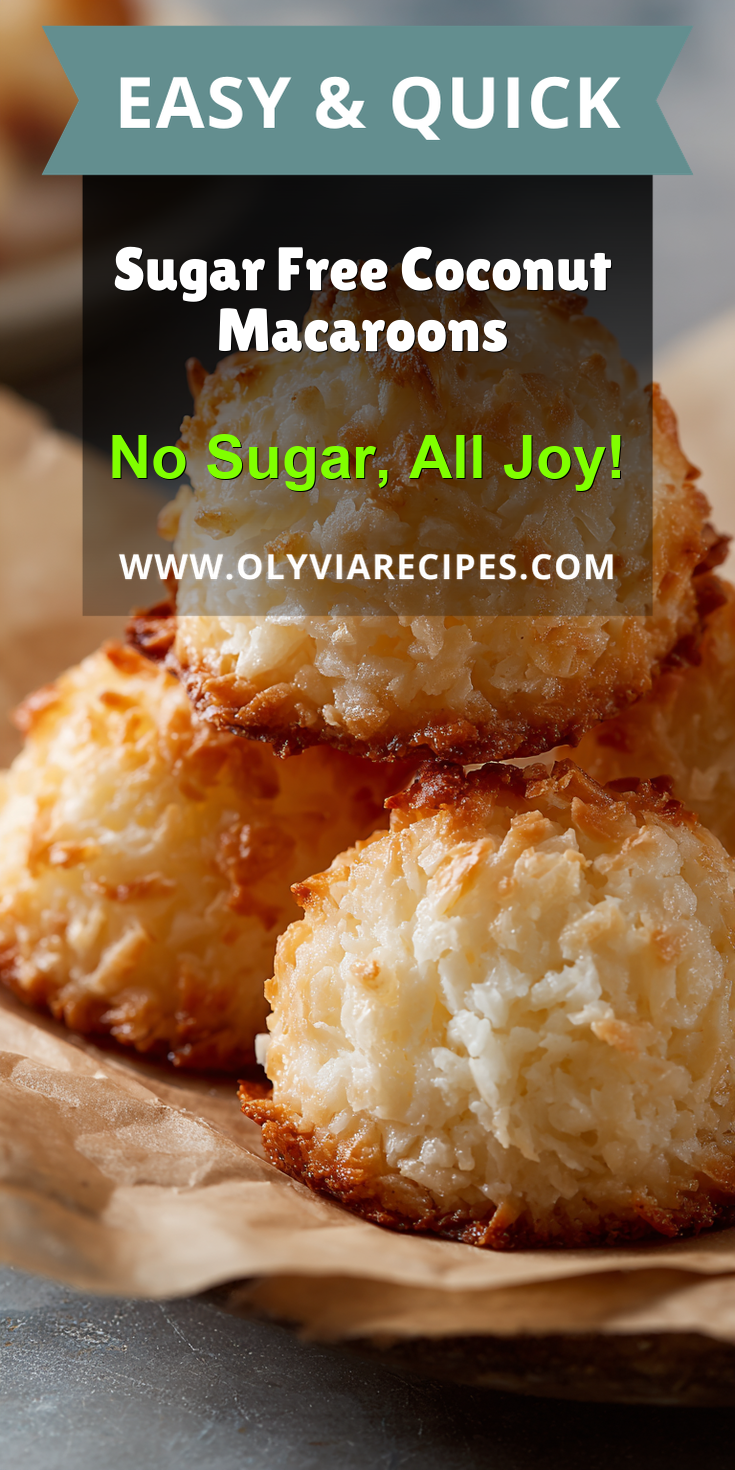Sugar Free Coconut Macaroons served warm with cozy spices
