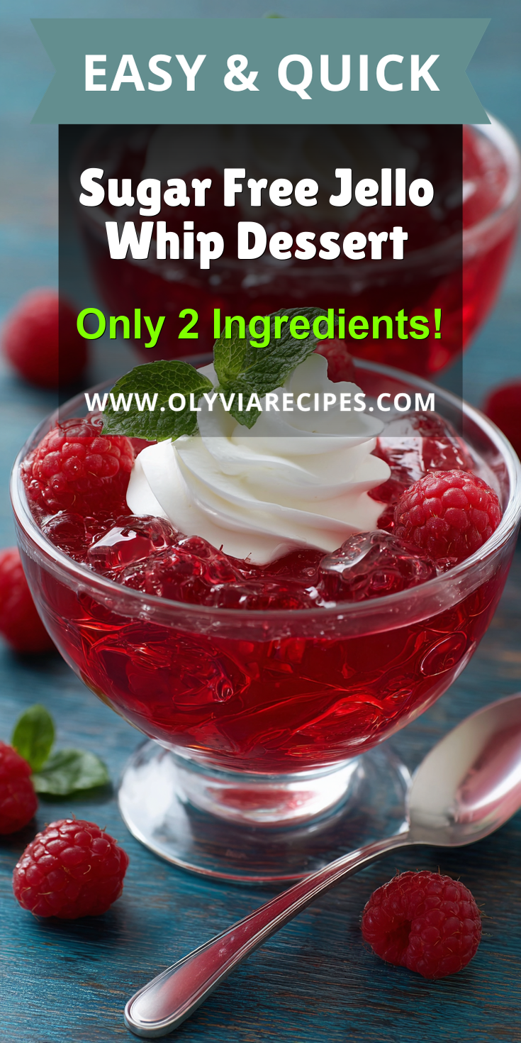 Sugar Free Jello Whip Dessert served warm with cozy spices