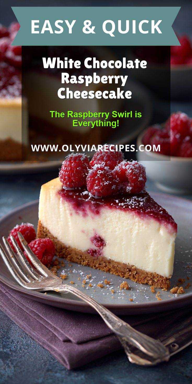 White Chocolate Raspberry Cheesecake served warm with cozy spices